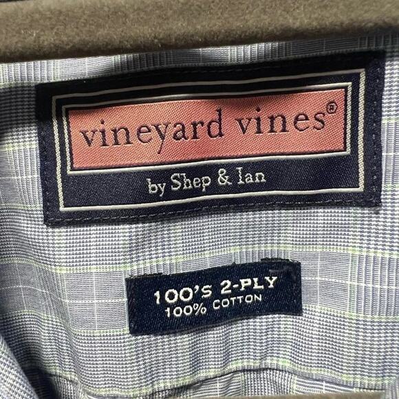 Vineyard Vines Button-front Long Sleeve Dress Shirt Size 16 R - Picture 3 of 5